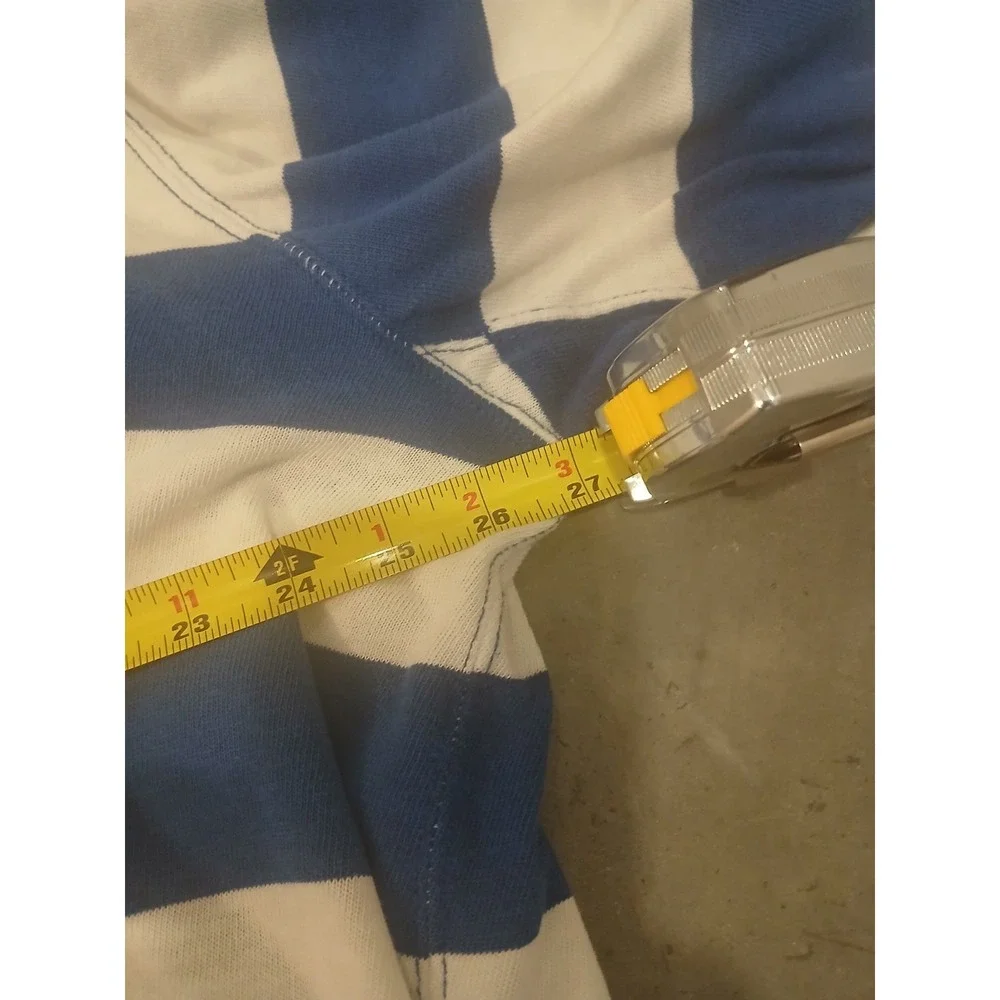 Vintage Polo Ralph Lauren Dragon RLPC Patch Rugby Striped Shirt XXLT Tall - Picture 7 of 7